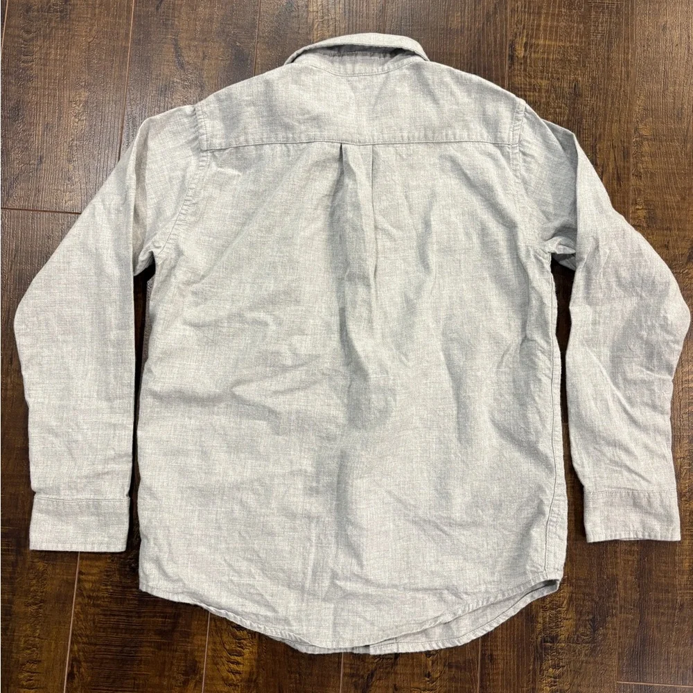 Boys‎ Janie and Jack Gray Casual Button Down Shirt Size 8